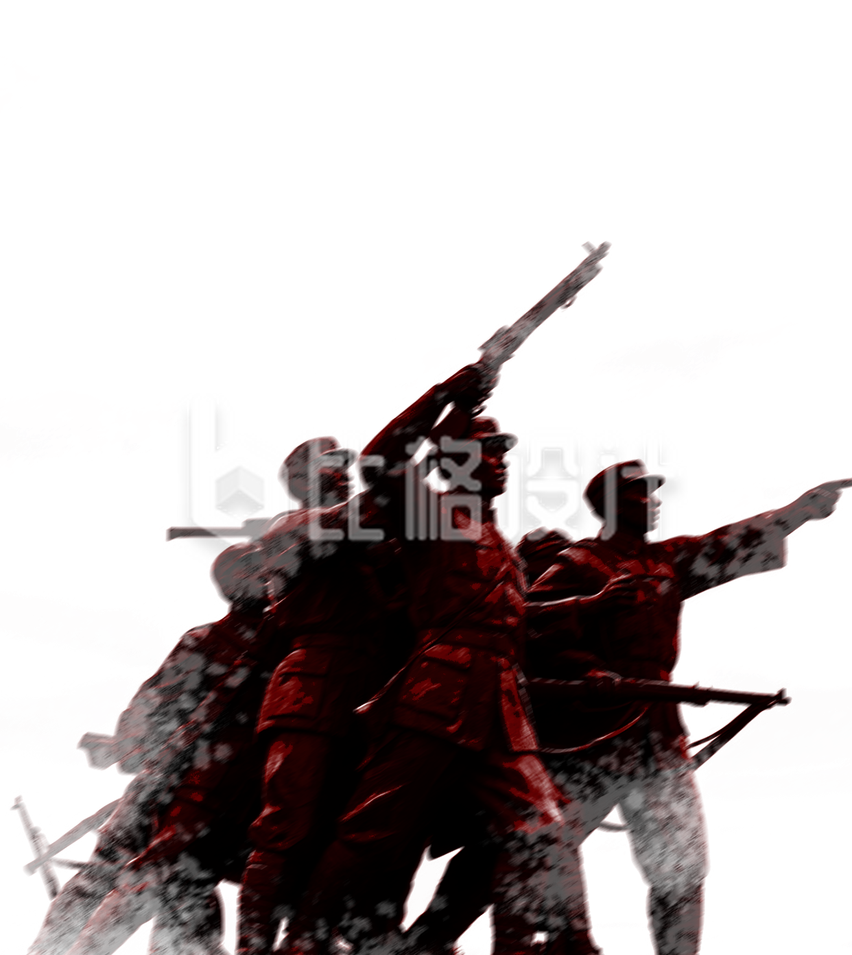 军人雕塑