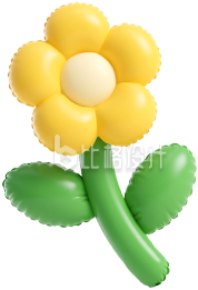 黄色小花3D手绘