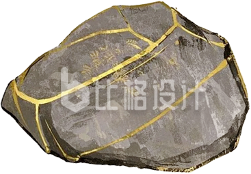 手绘石头