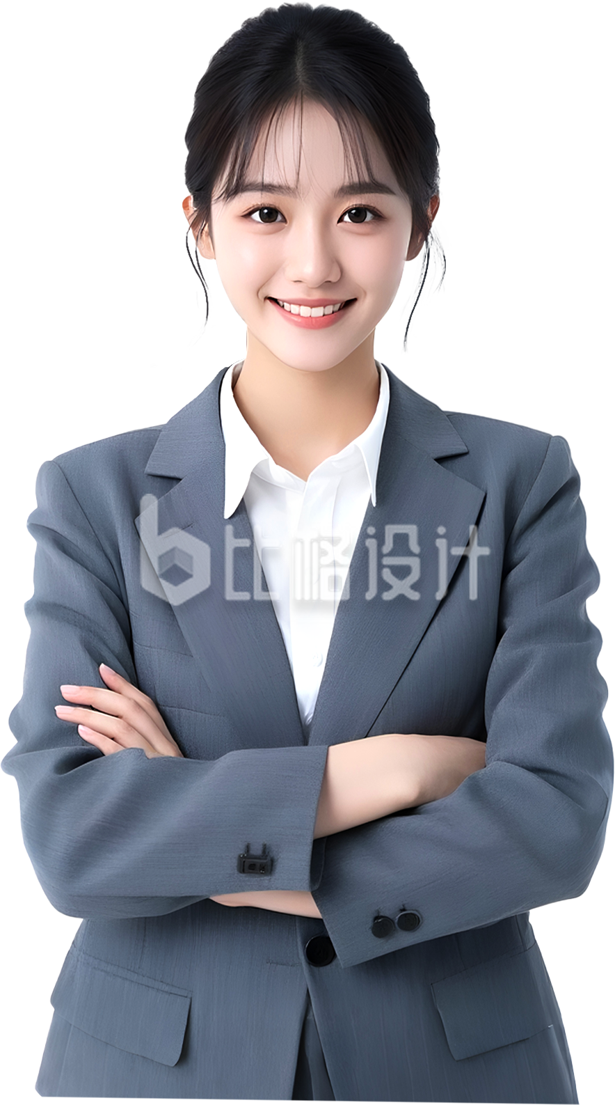 漂亮职场女性实景免抠图片