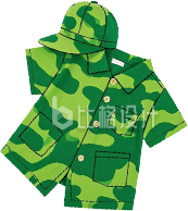 迷彩服手绘