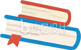 书本学习教育手绘