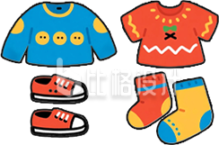 手绘衣服袜子