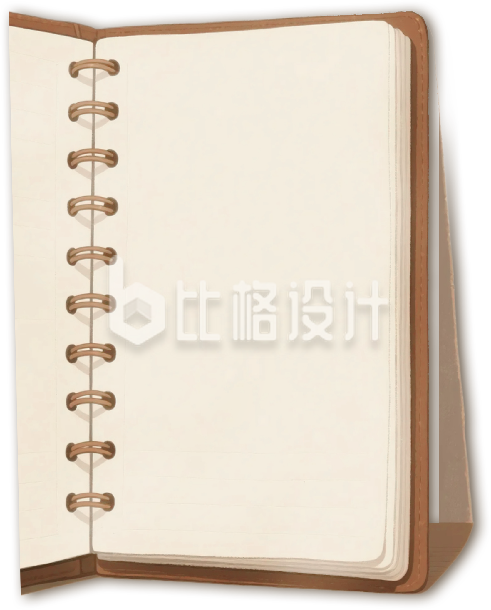 手绘黄色线圈本