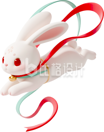 白色兔子3D