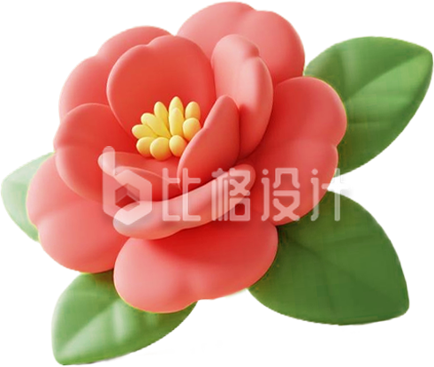 3D粘土牡丹花