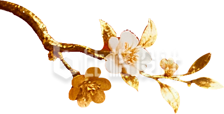 金属桂花树枝