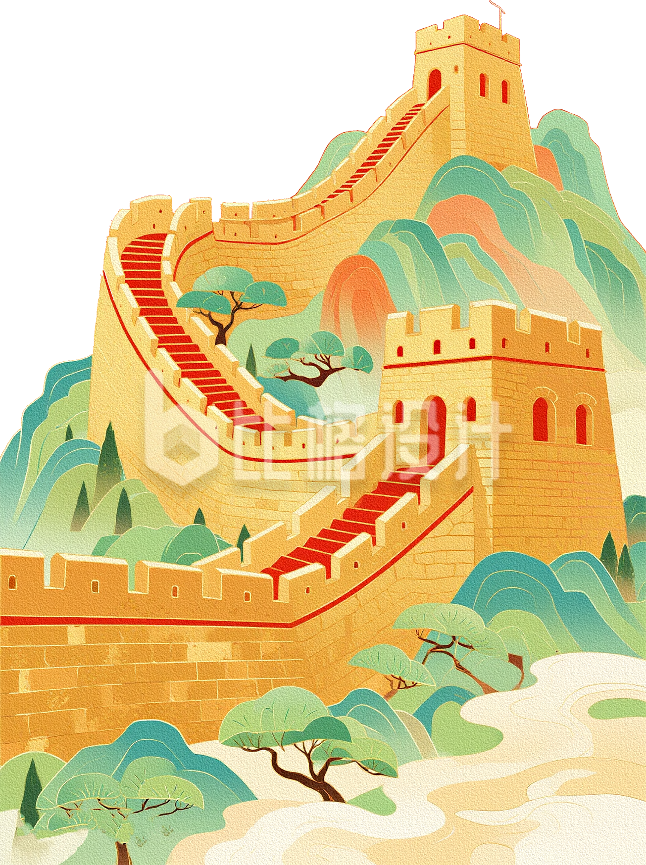 长城插画