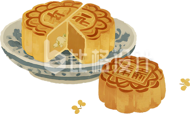 月饼插画