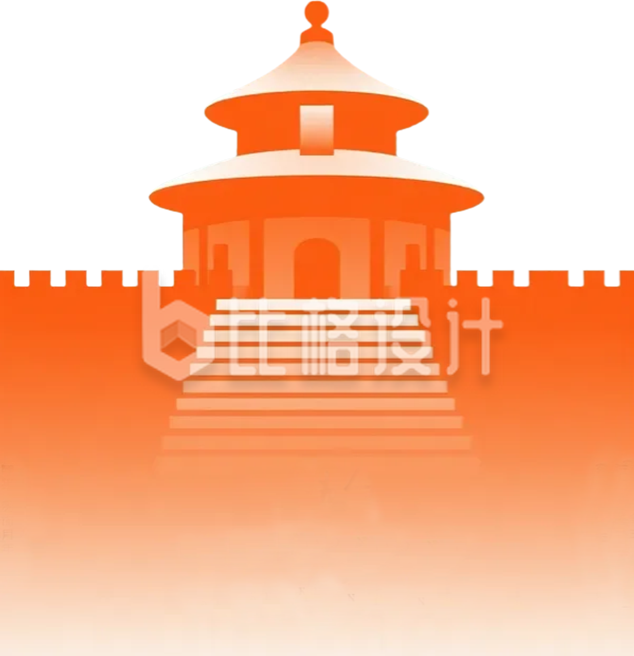天坛插画