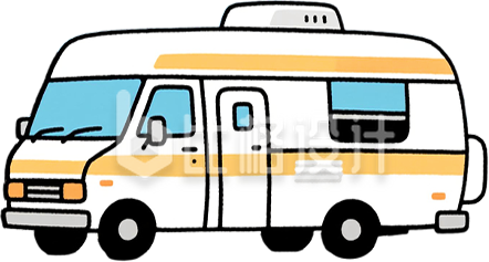 手绘房车