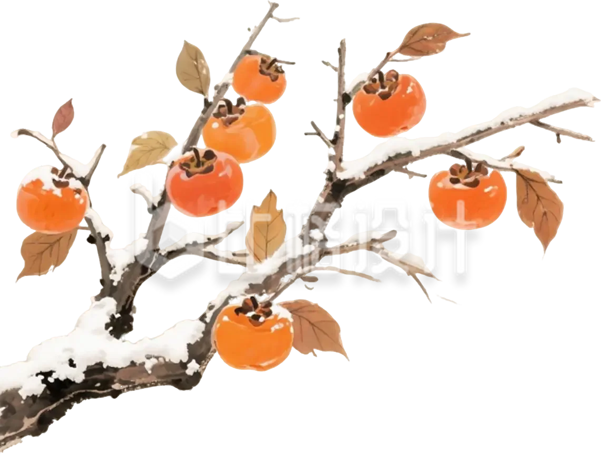 柿子树枝