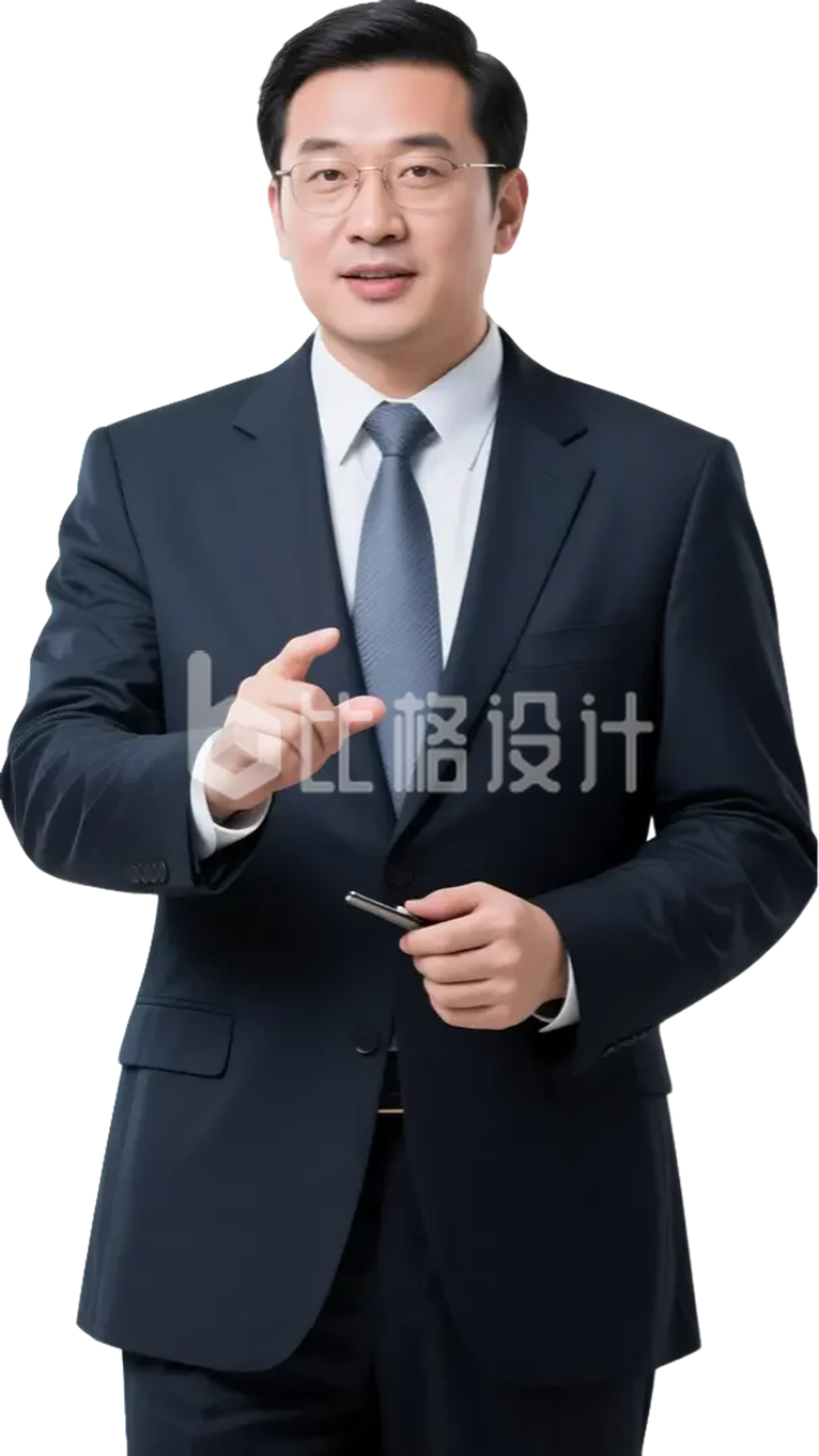 中年西装男性