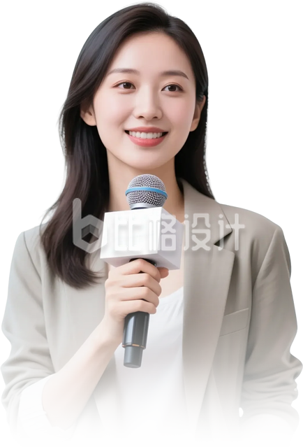 西装主持人女性