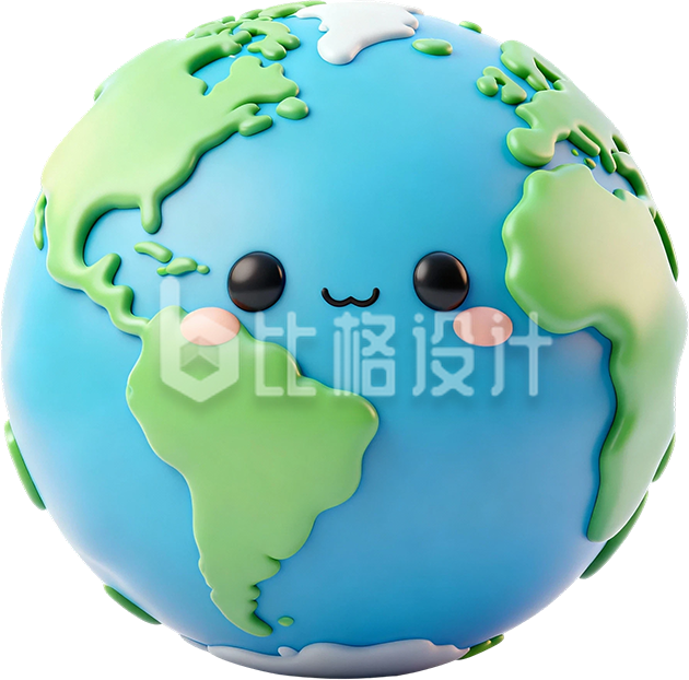 3D可爱地球