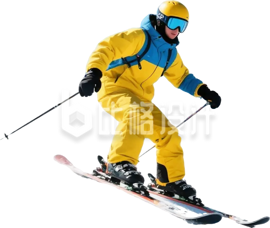滑雪人物