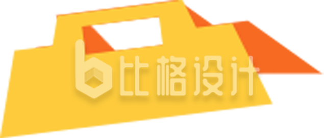 黄色夹子手绘