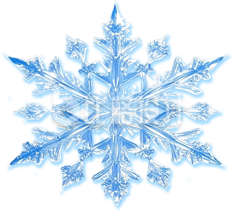 3D透明雪花