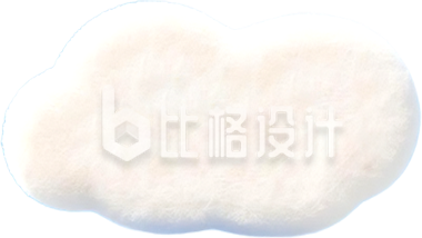 毛毡白色白云