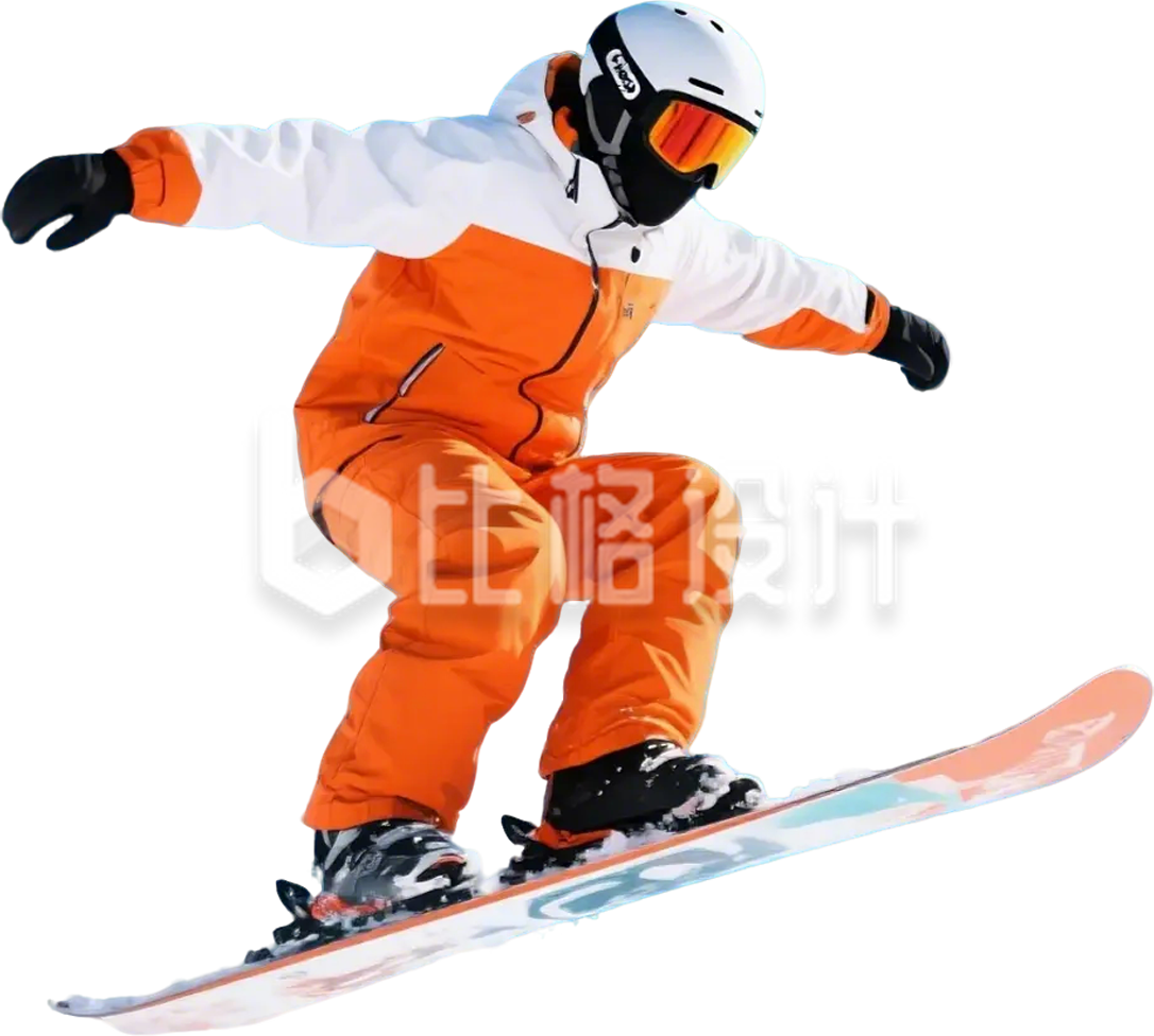 滑雪人物