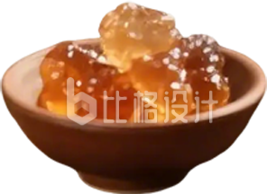 小碗桃胶食物