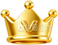3D金色皇冠图标