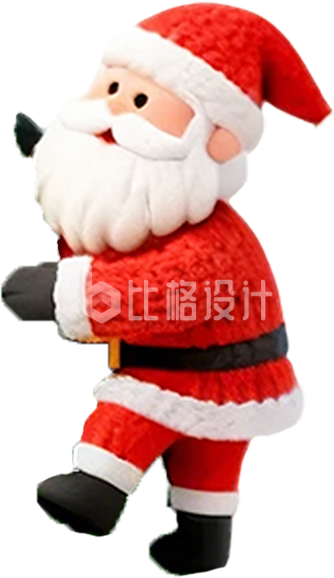 针织毛线风圣诞老人