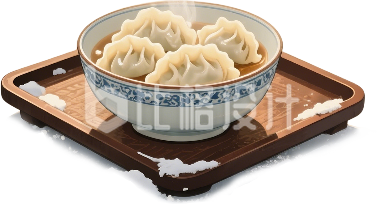 饺子插画
