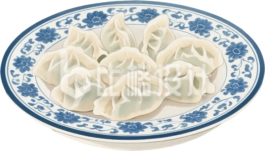 饺子插画