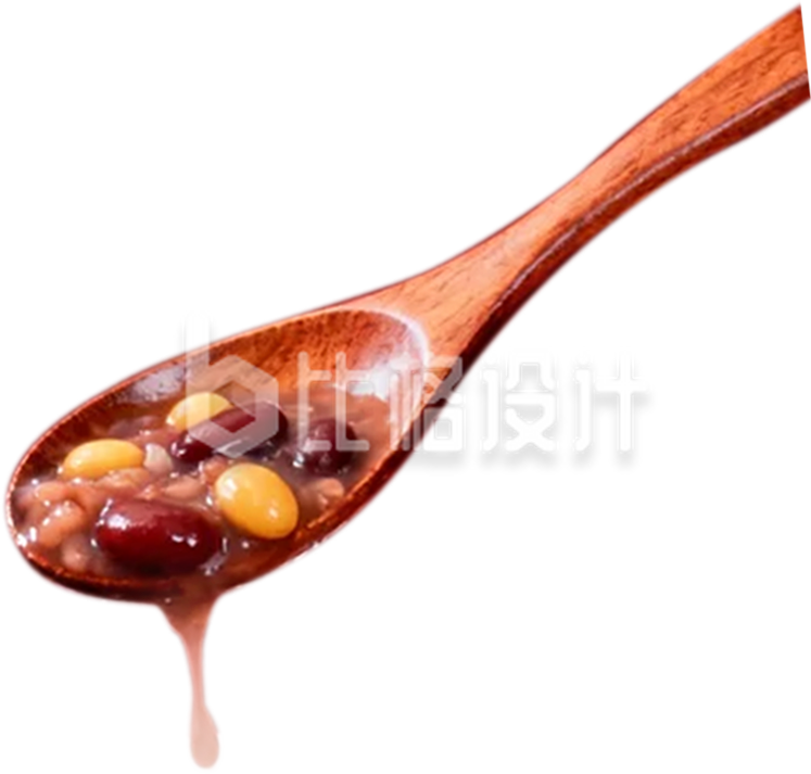 勺子腊八粥实景图