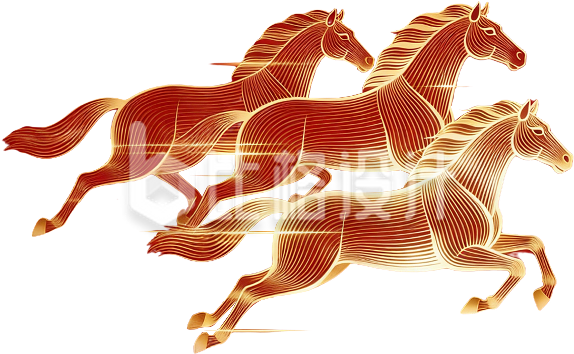 马手绘动物