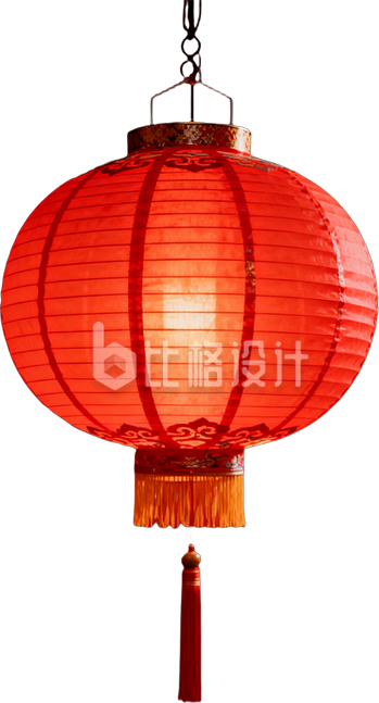 红色喜庆灯笼免抠图片