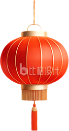 红色灯笼喜庆3D