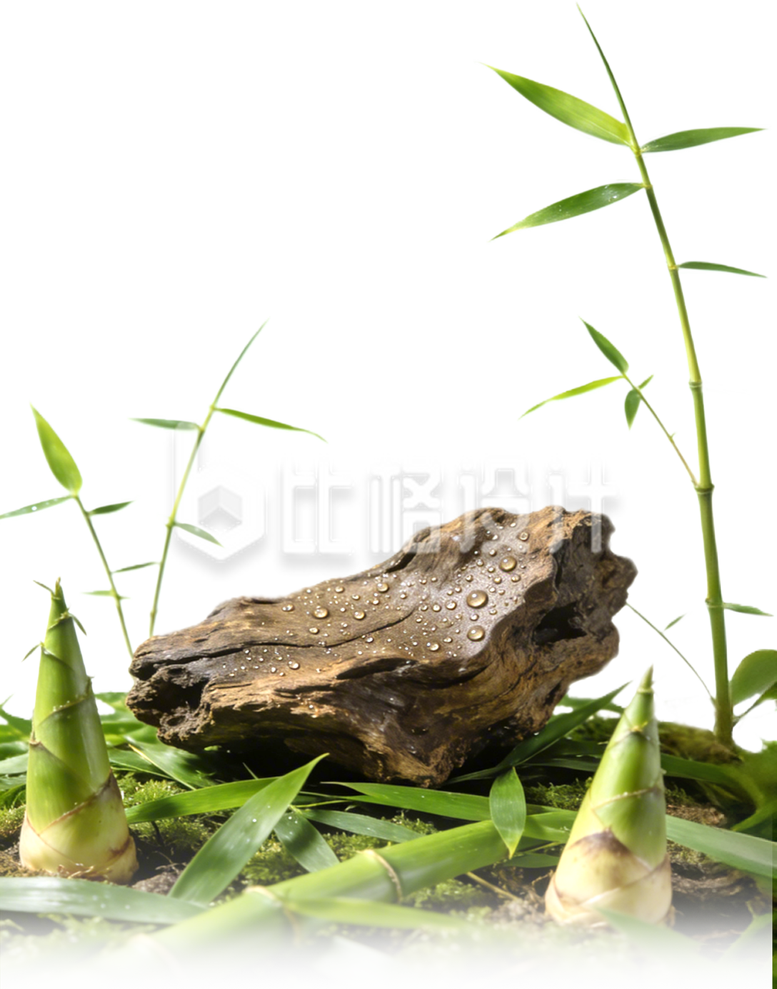 竹笋绿色植物免抠图片