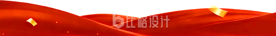 红色红绸手绘