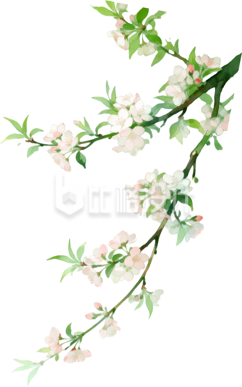 水墨樱花