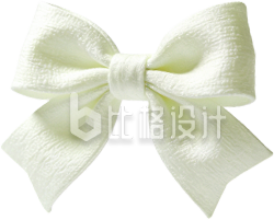 蝴蝶结实景免抠图片