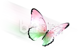 一只蝴蝶3D手绘
