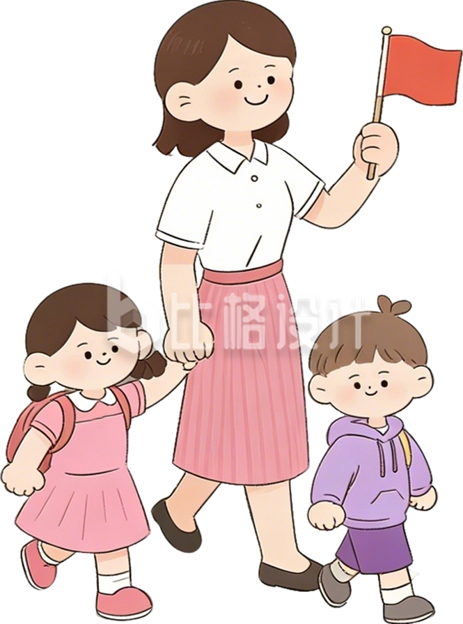 老师儿童手绘