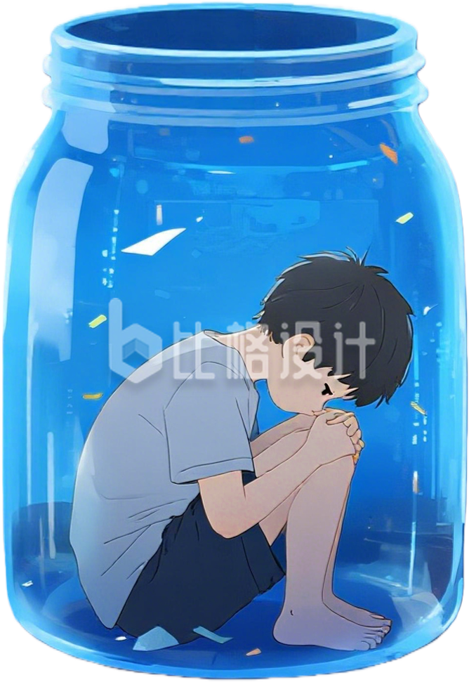 玻璃瓶里的男孩