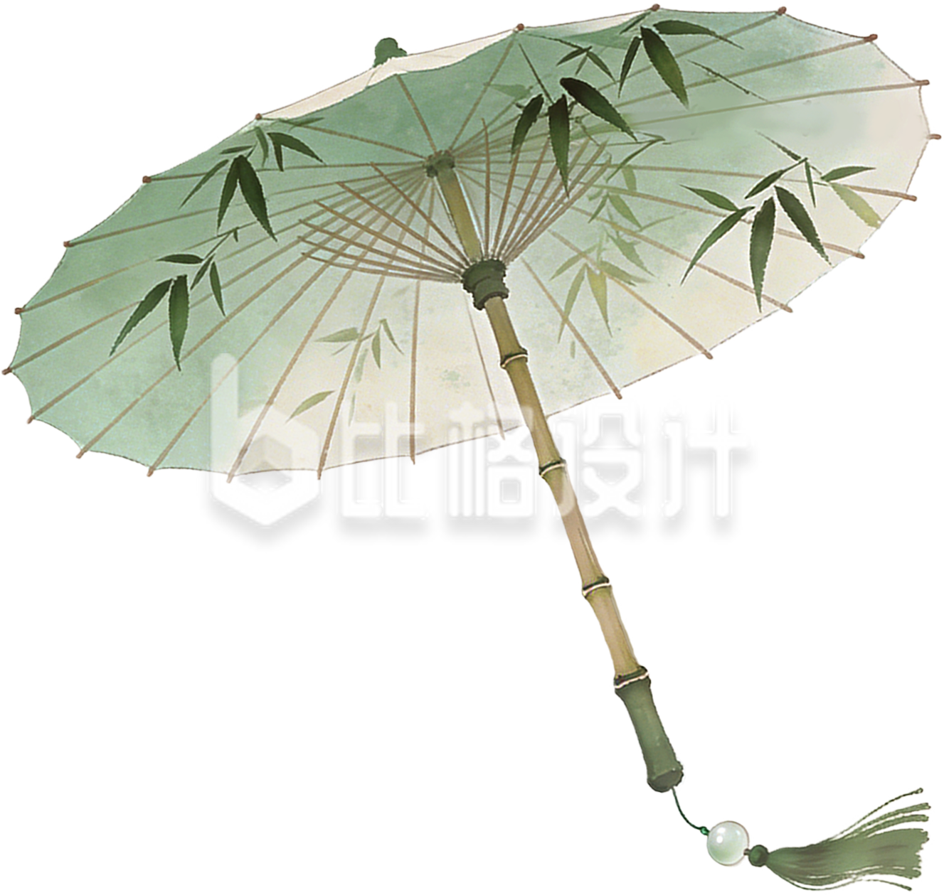 手绘油纸伞