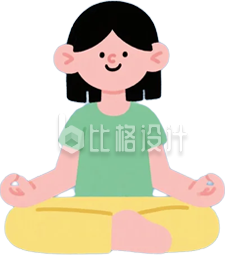 手绘小女孩