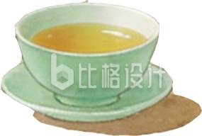 茶杯茶水