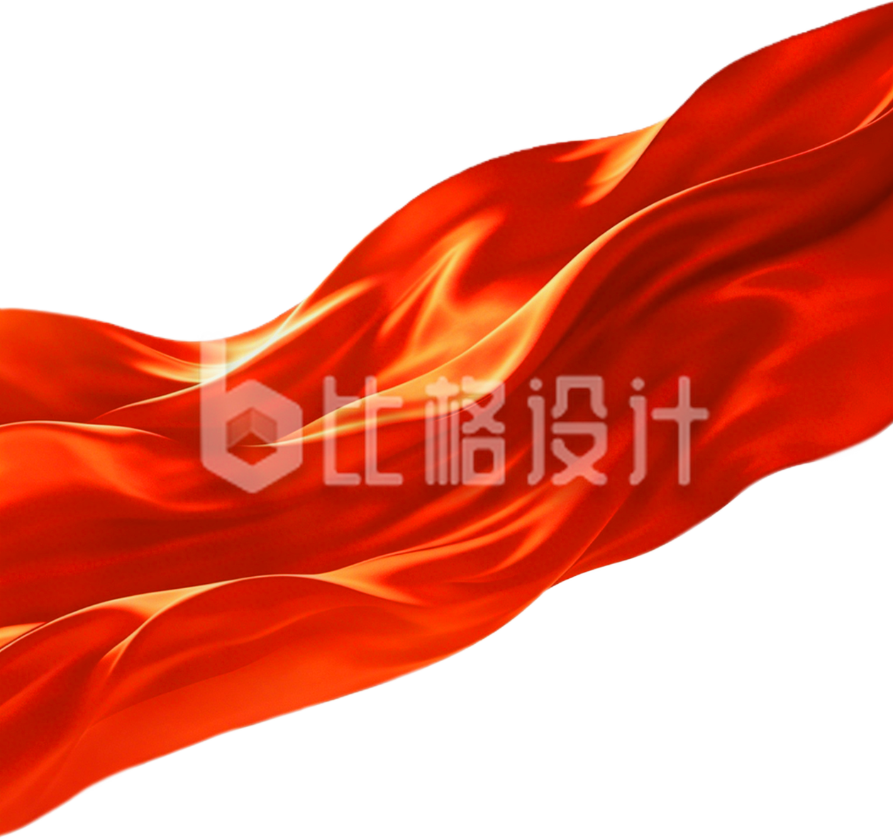 红绸手绘
