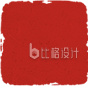 印章红色手绘