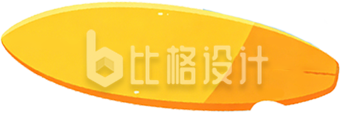 冲浪板手绘