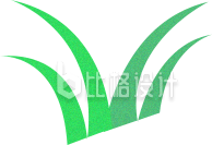 绿色小草手绘