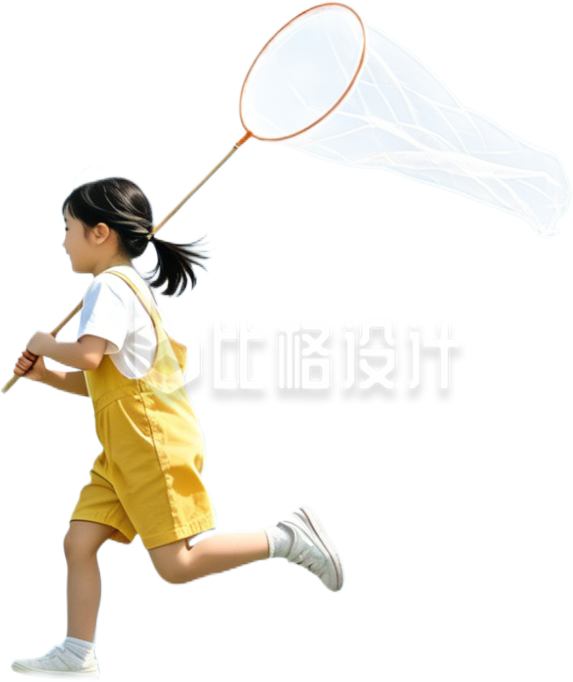 黄衣服小女孩