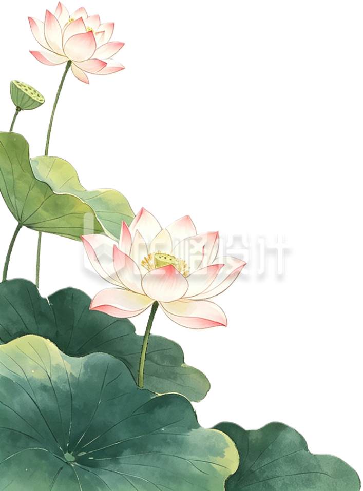 荷花荷叶