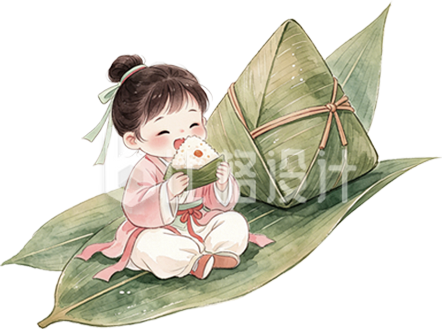 端午节手绘粽子